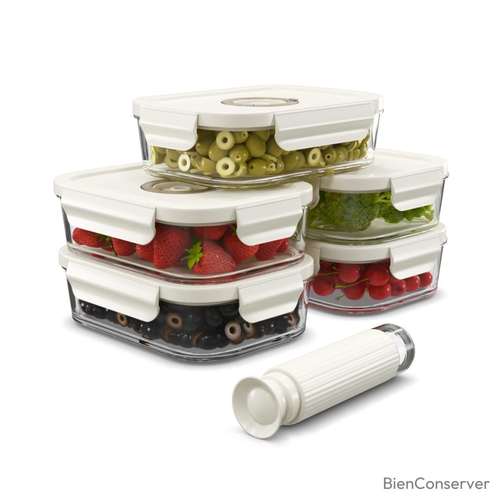 Récipient sous vide 1040ml verre