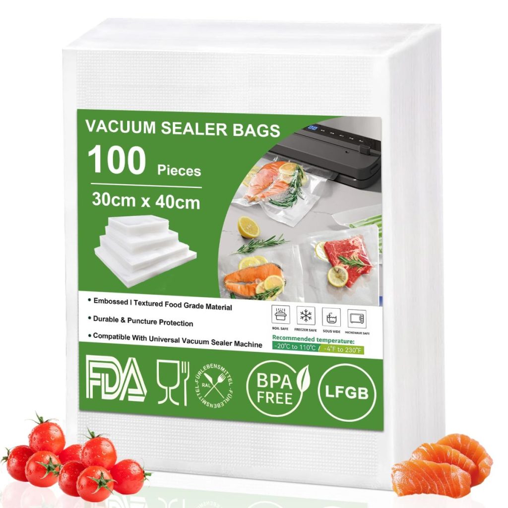 Sachet sous vide alimentaire gaufré LFGB 30x40 cm